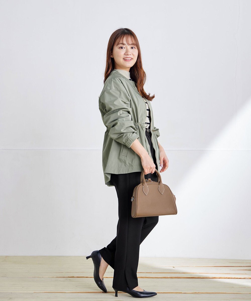 Tiaclasse 【新色追加・洗える】メモリーノーカラードロストブルゾン 