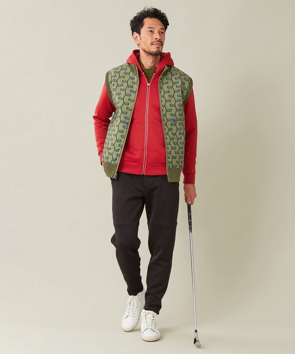 23区GOLF 【MEN】【吸湿発熱】グランサーモ裏毛　プルオーバー 