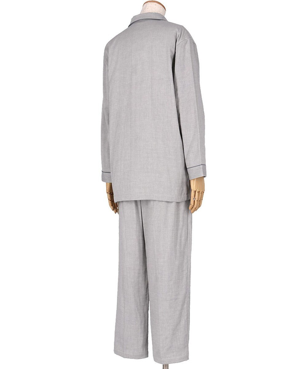 ワコール／睡眠科学 パジャマ 長袖 長ズボン 綿100%(本体) 三重ガーゼ メンズ YGX568 睡眠科学／ワコール 