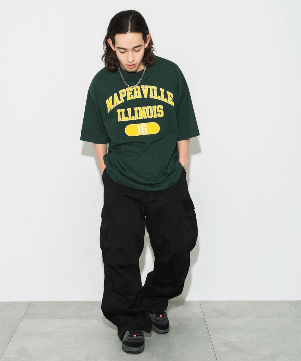 WEGO 【ユニセックス着用ITEM/ネックレス付き】アクセ付きグラフィックT（S） 