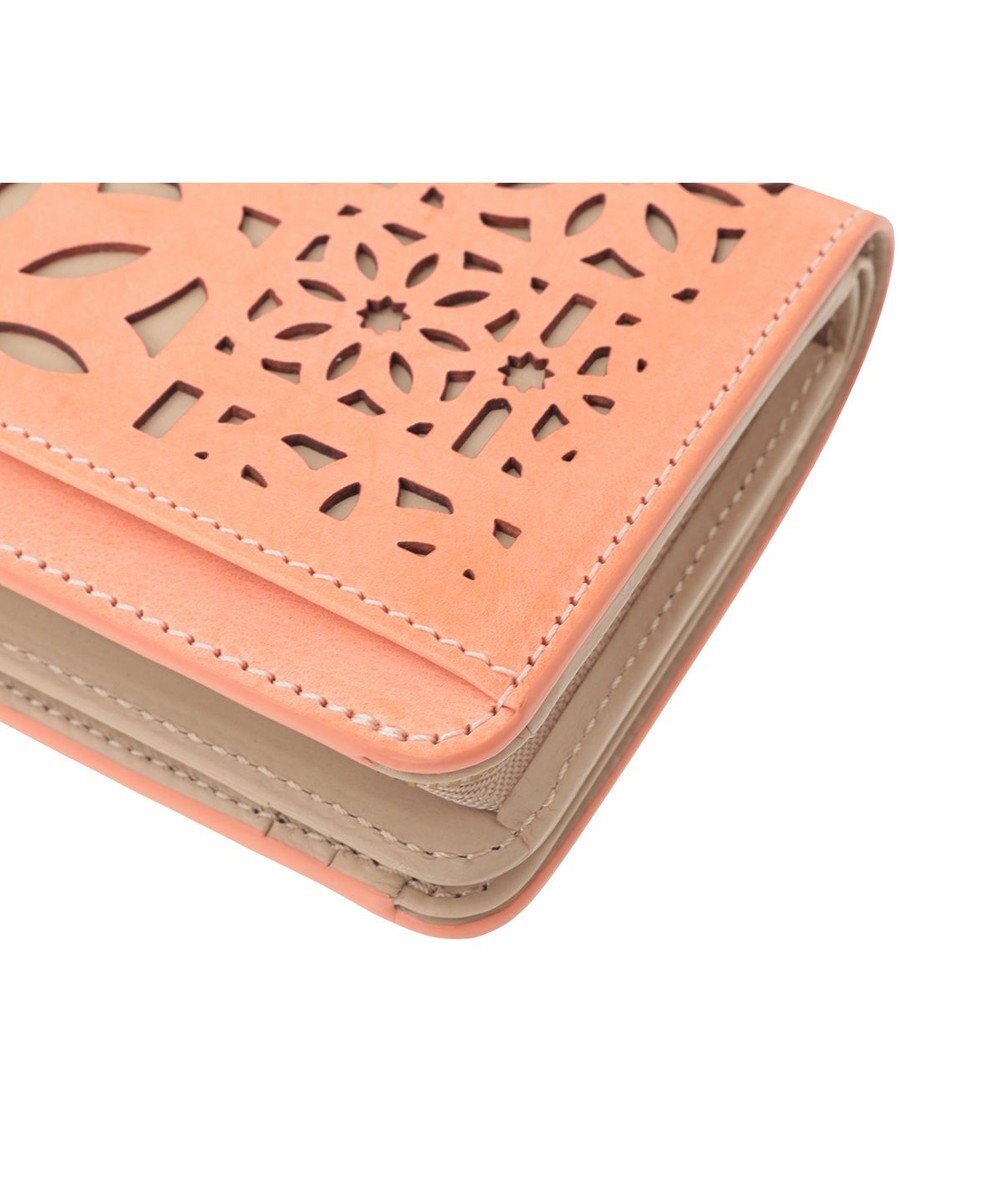 genten マルチカットワークミニ 2つ折り財布 