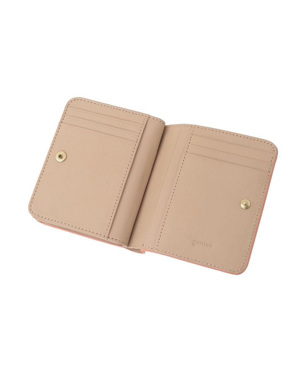 genten マルチカットワークミニ 2つ折り財布 