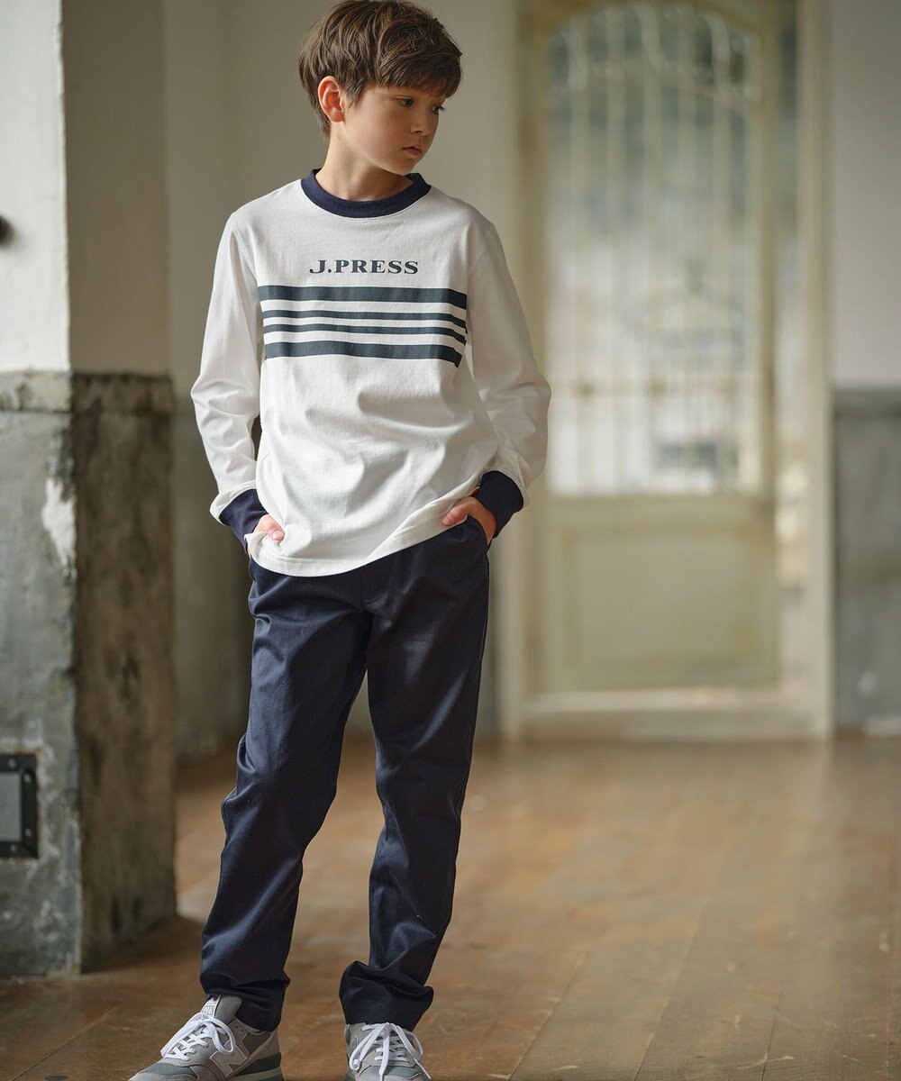 J.PRESS KIDS 【140-170cm】BORDER×COMBI カットソー 