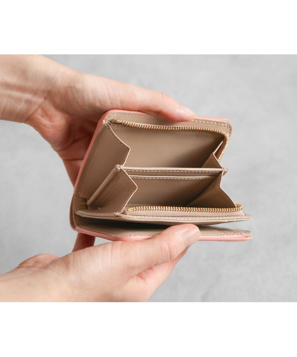 genten マルチカットワークミニ 2つ折り財布 