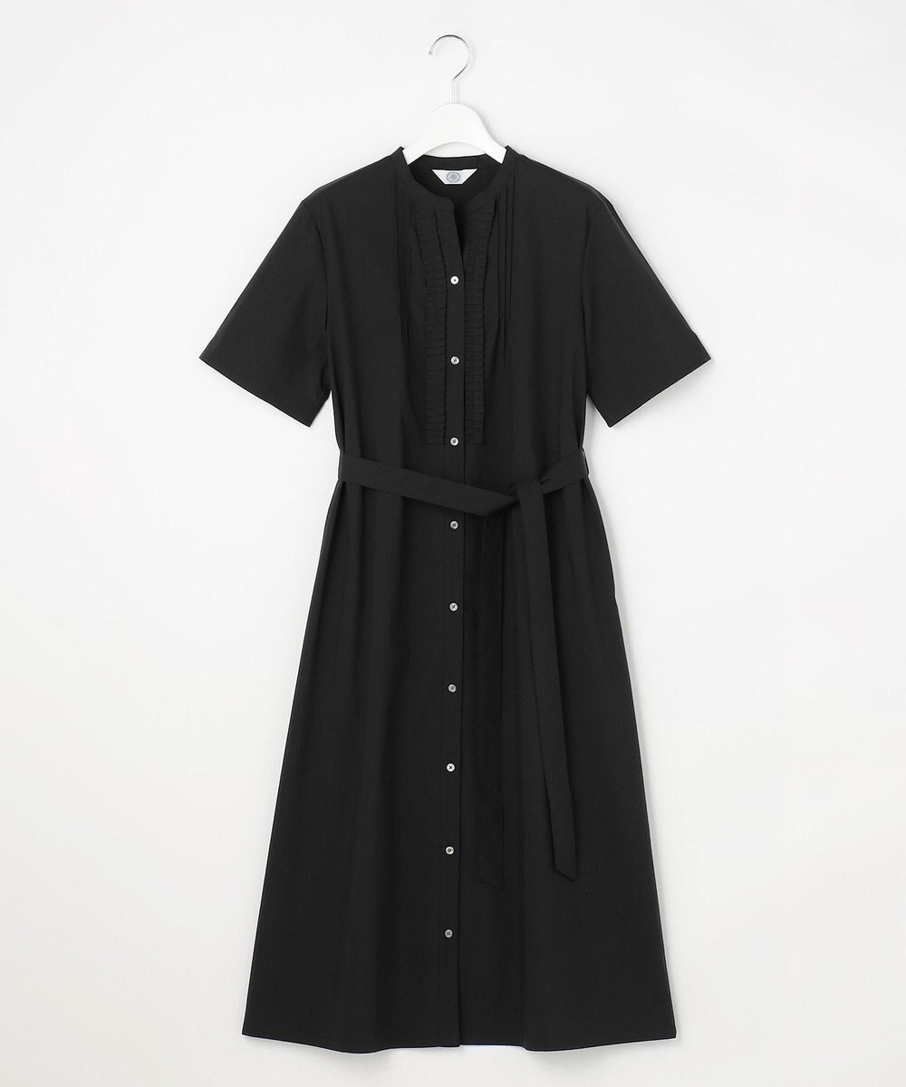 J.PRESS LADIES S 【一枚で着映え】ライトタフタ タックプリーツ ワンピース 