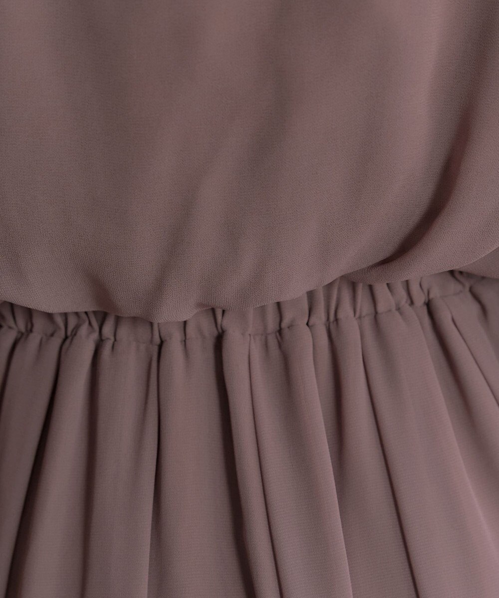 Tiaclasse L ブラウジングシフォンワンピース 