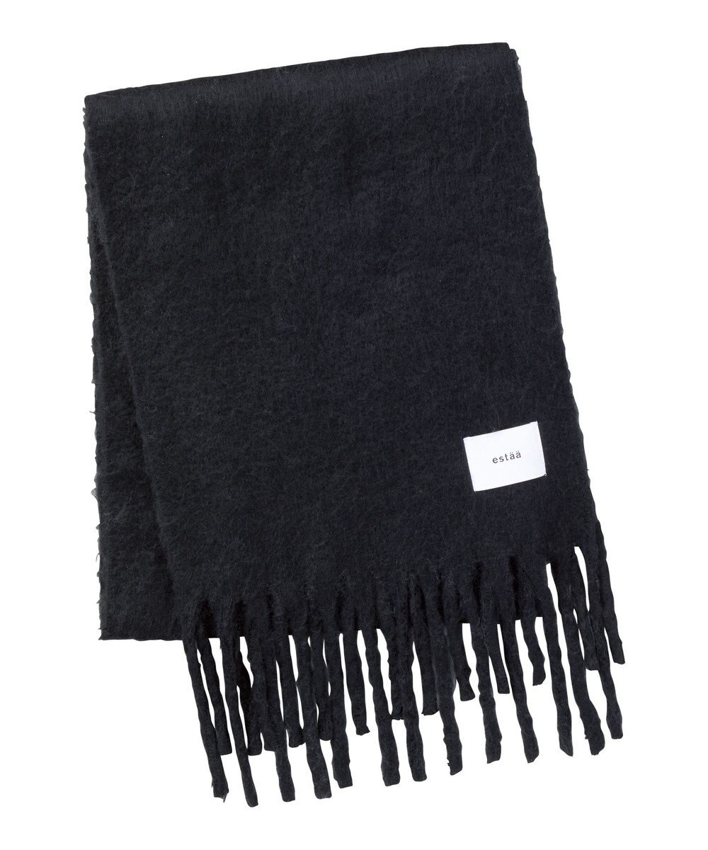 MOONBAT 【美人百花2月号/CanCam/andGIRL掲載】洗える ボリュームマフラー ソフトプレーン 幅40cm 