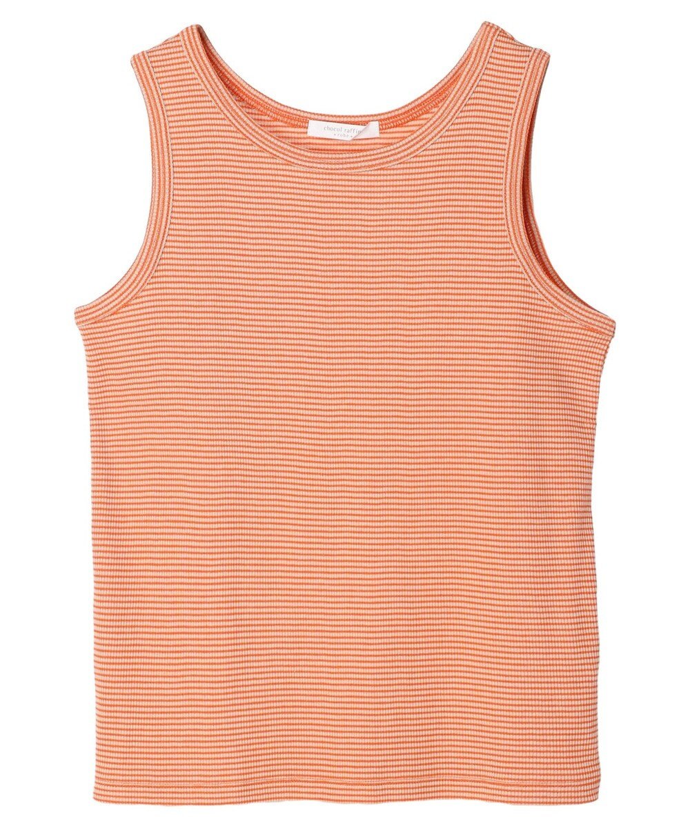 Green Parks ボーダーリブタンクトップ 