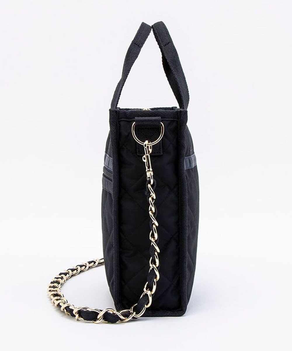 LeSportsac CHAIN MINI N/S TOTE/ディープシーブルーキルト 