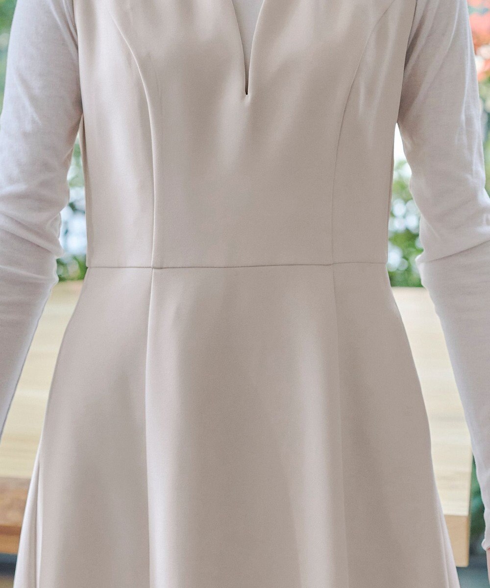 Tiaclasse 【洗える】ラウンドキーネックジャンパースカート 