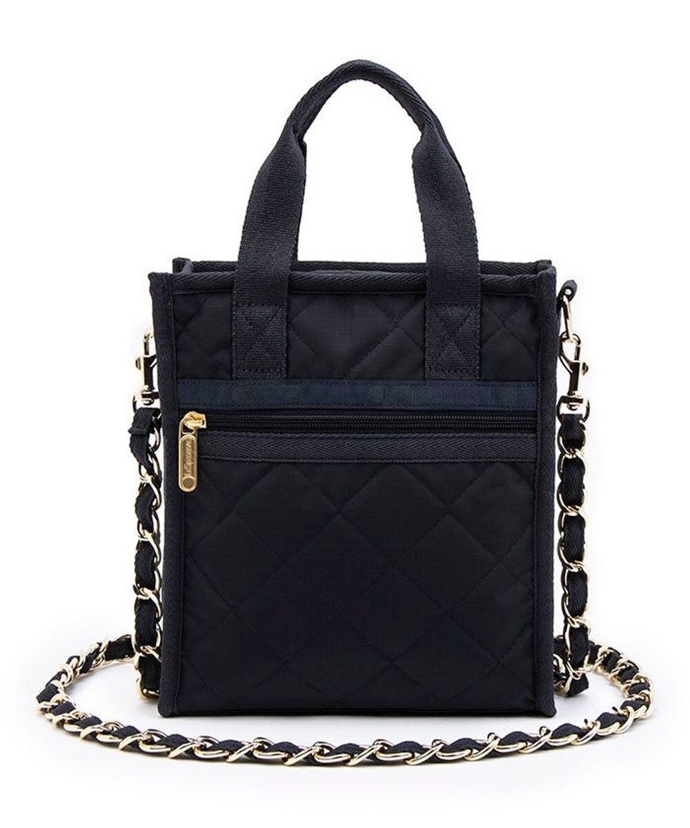 LeSportsac CHAIN MINI N/S TOTE/ディープシーブルーキルト 