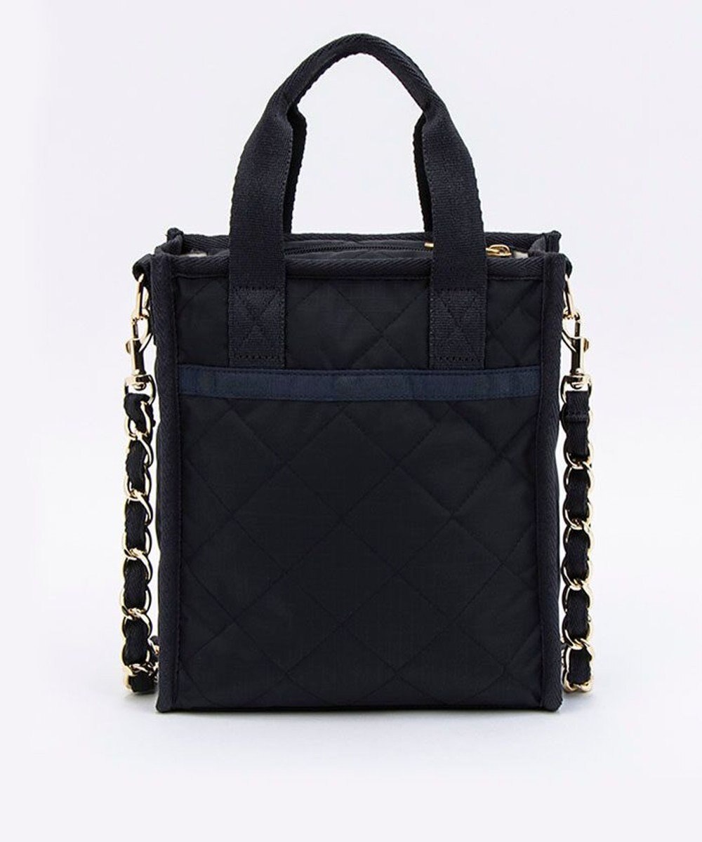 LeSportsac CHAIN MINI N/S TOTE/ディープシーブルーキルト 
