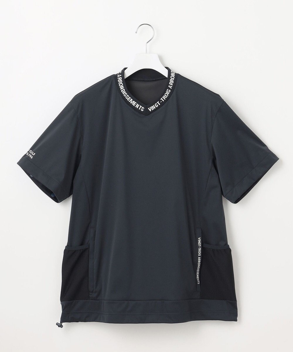 23区GOLF 【MEN】防風ストレッチアリージャージープルオーバー 