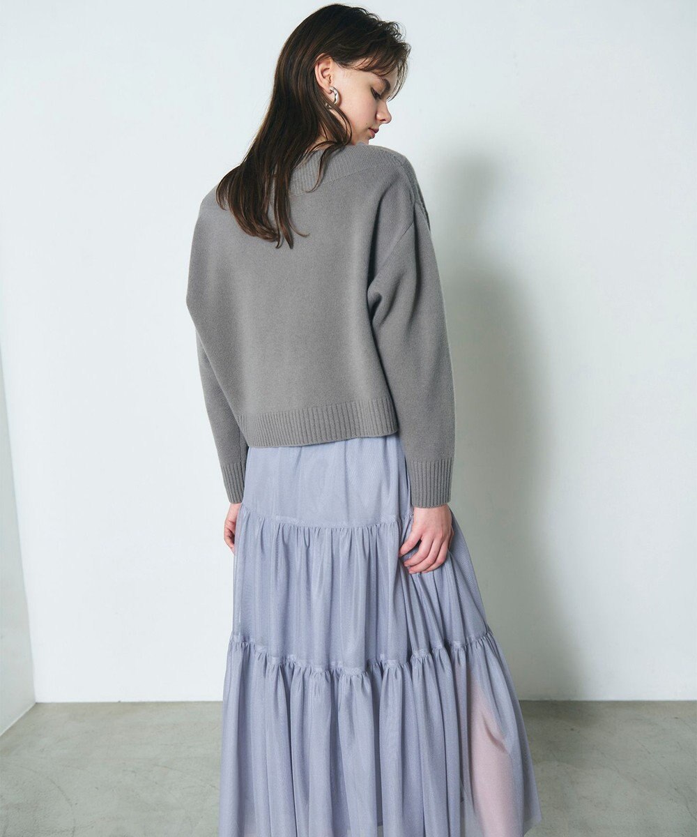 GRACE CONTINENTAL ウールルーズニットトップ 