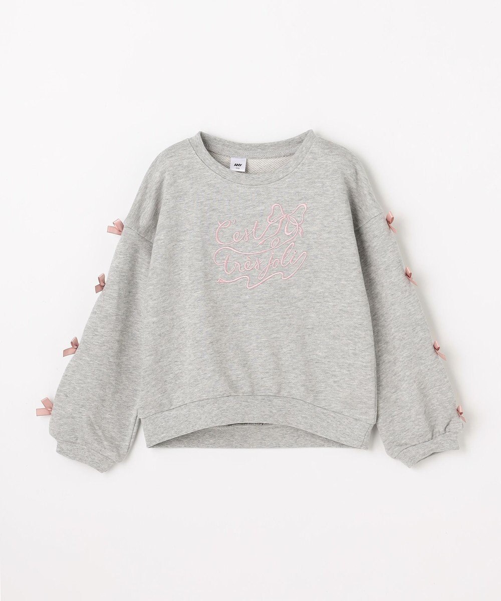 ANY KIDS 袖リボン トレーナー 