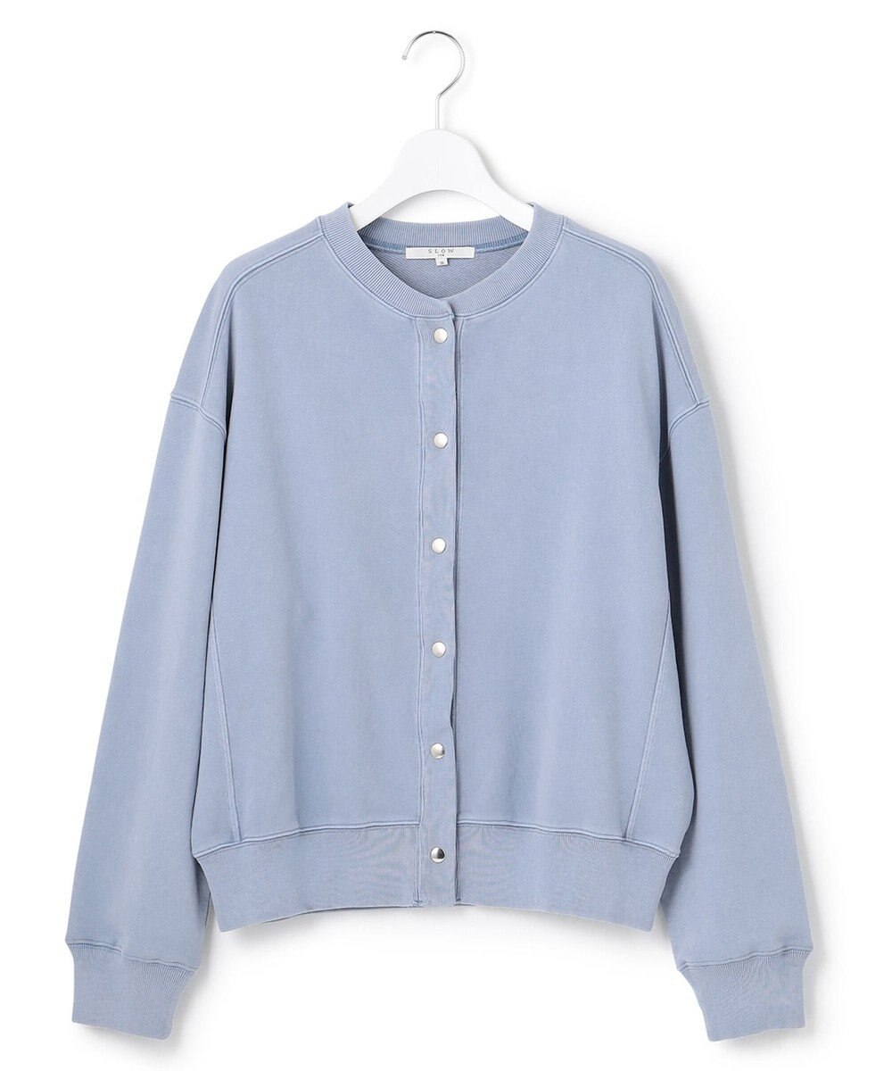 23区 【SLOW】ヴィンテージテリー スナップドット ブルゾン 