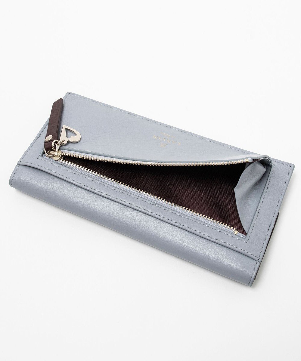 LANVIN en Bleu カルラ 薄マチ長財布 
