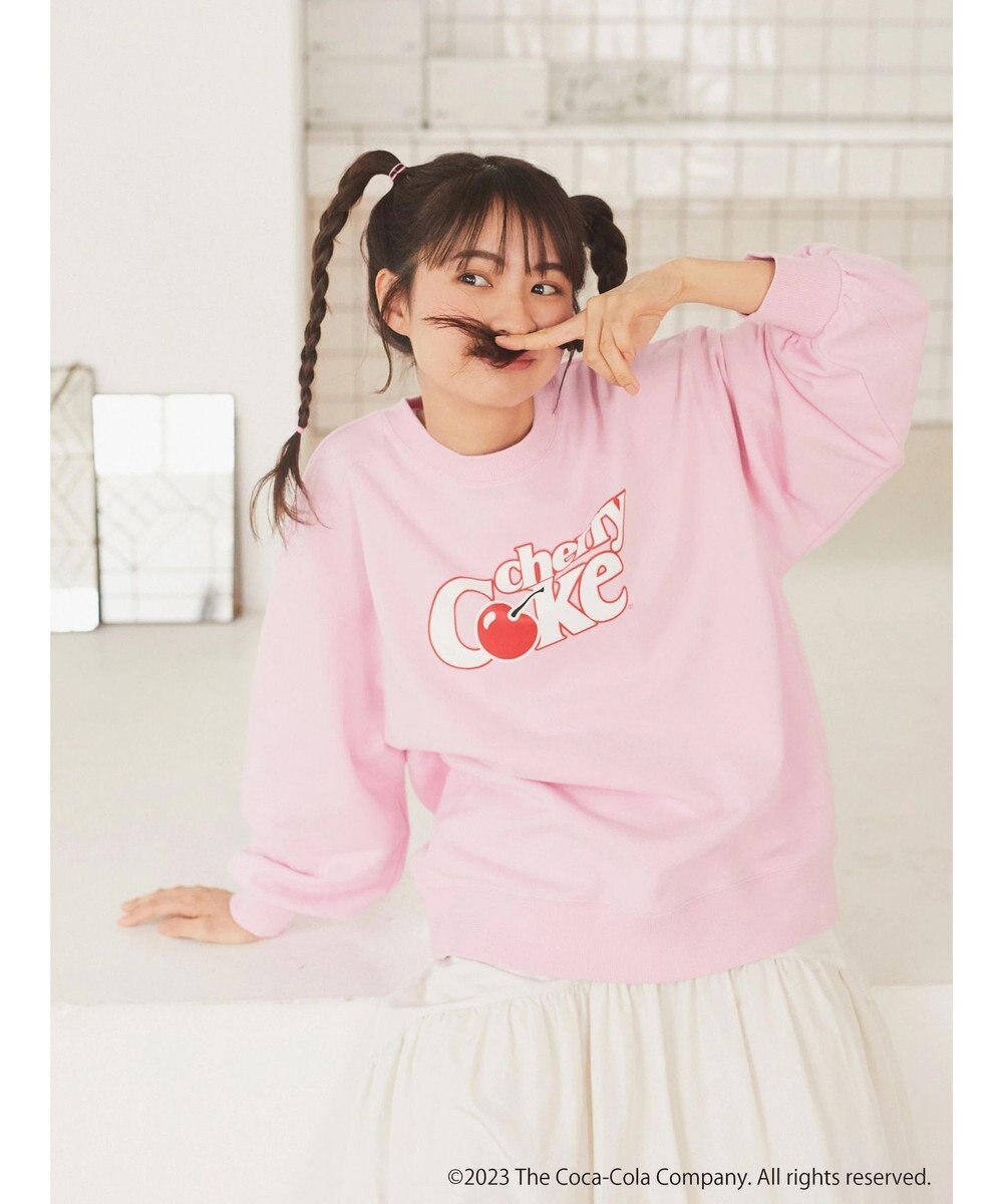 earth music&ecology 別注Ｃｈｅｒｒｙ　Ｃｏｋｅ「R」スウェット 
