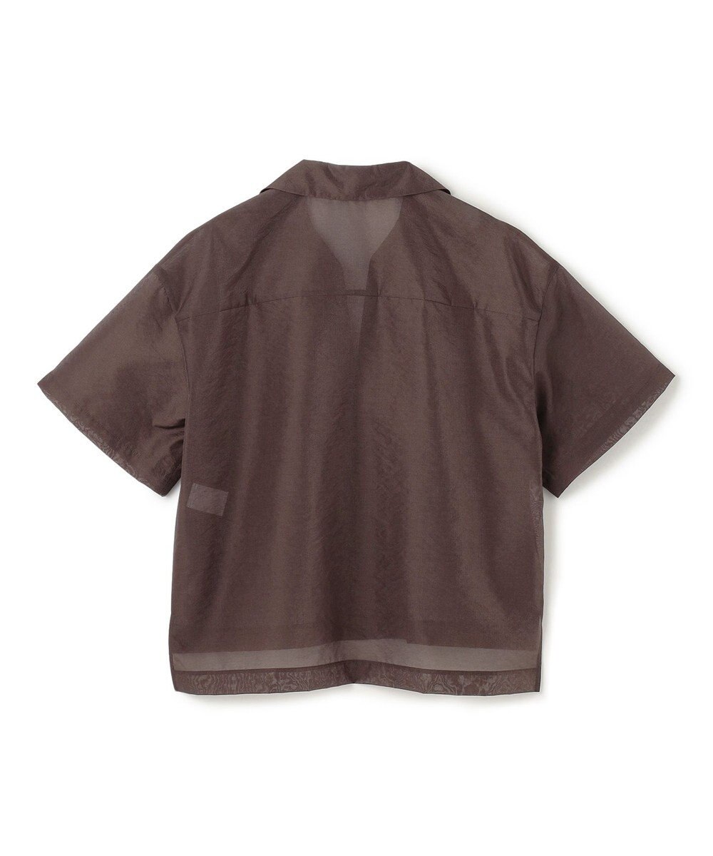 uncrave シアー オーガンジー ショート シャツ 