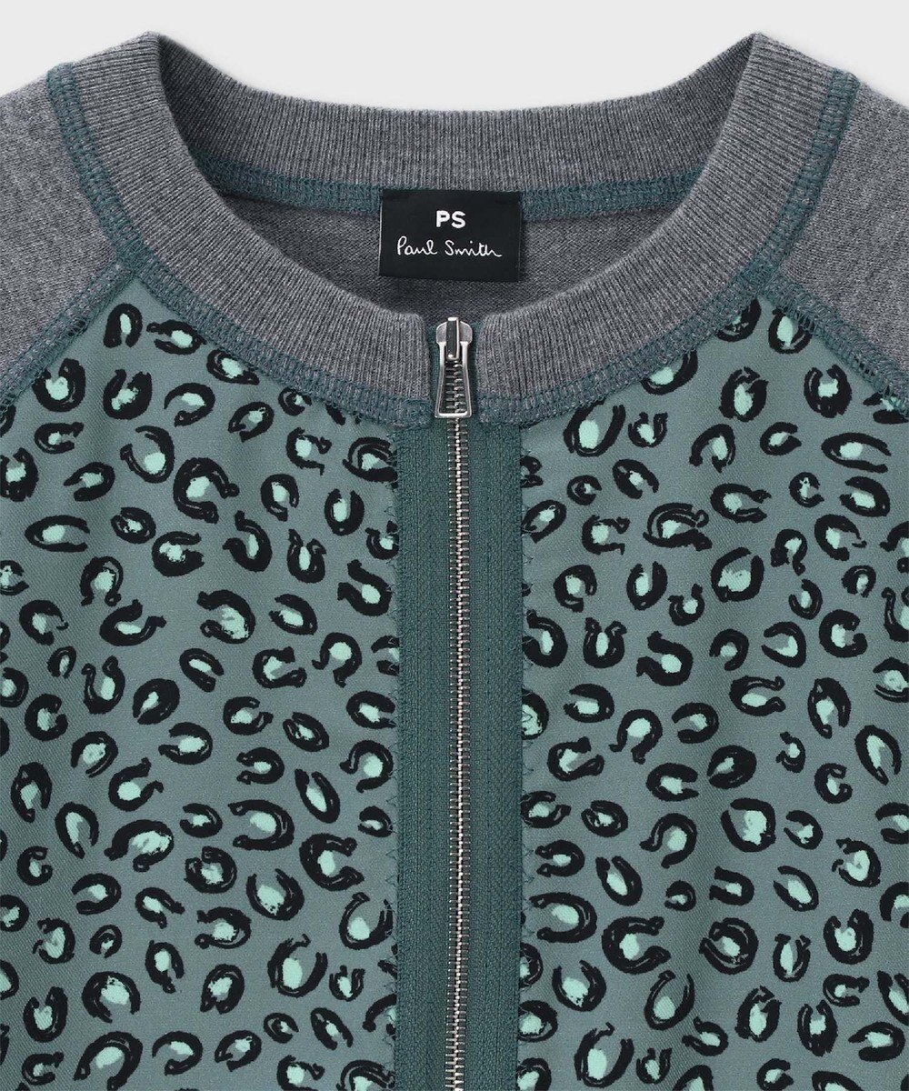 Paul Smith Horseshoe Leopardジップアップ ニット 