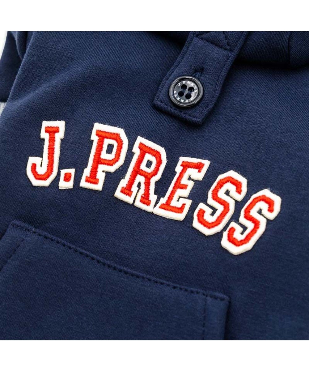 PET PARADISE J.PRESS ロゴ 裏起毛 パーカー 小型犬 