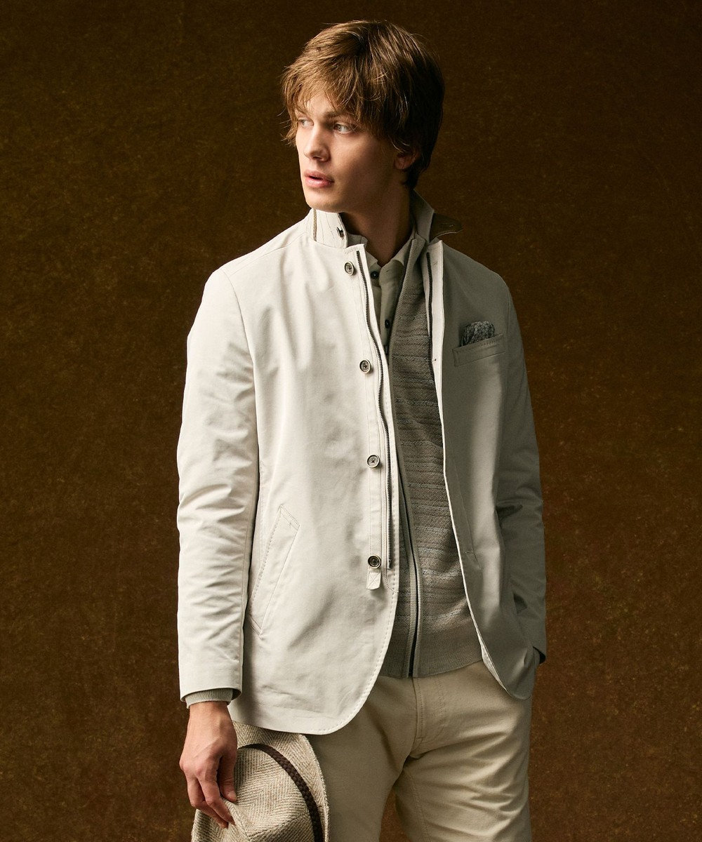 JOSEPH ABBOUD 【ストレッチ/パウダータッチ/JAPANファブリック】アーティローザストレッチジャケット 