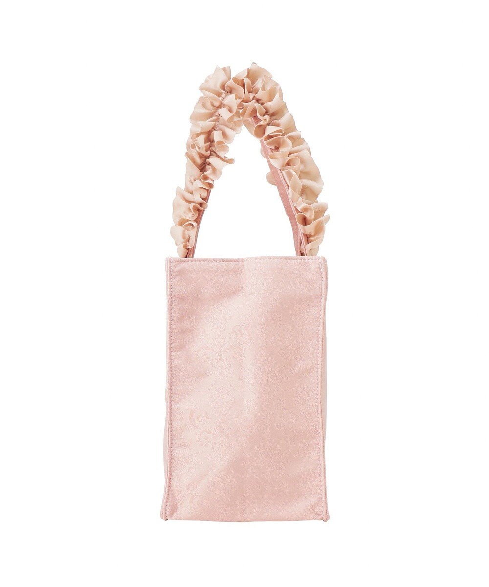 Maison de FLEUR トリコロールフリルハンドルトートバッグ 