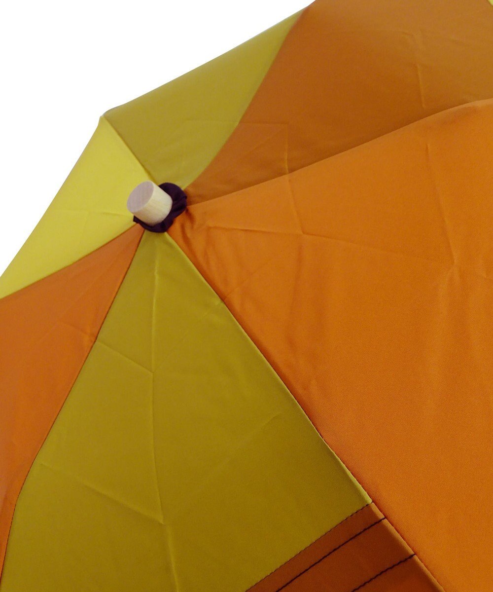 +RING 【限定/日本製】レディース向け パッチワーク プラスリング 折傘50cm ORG SR319 