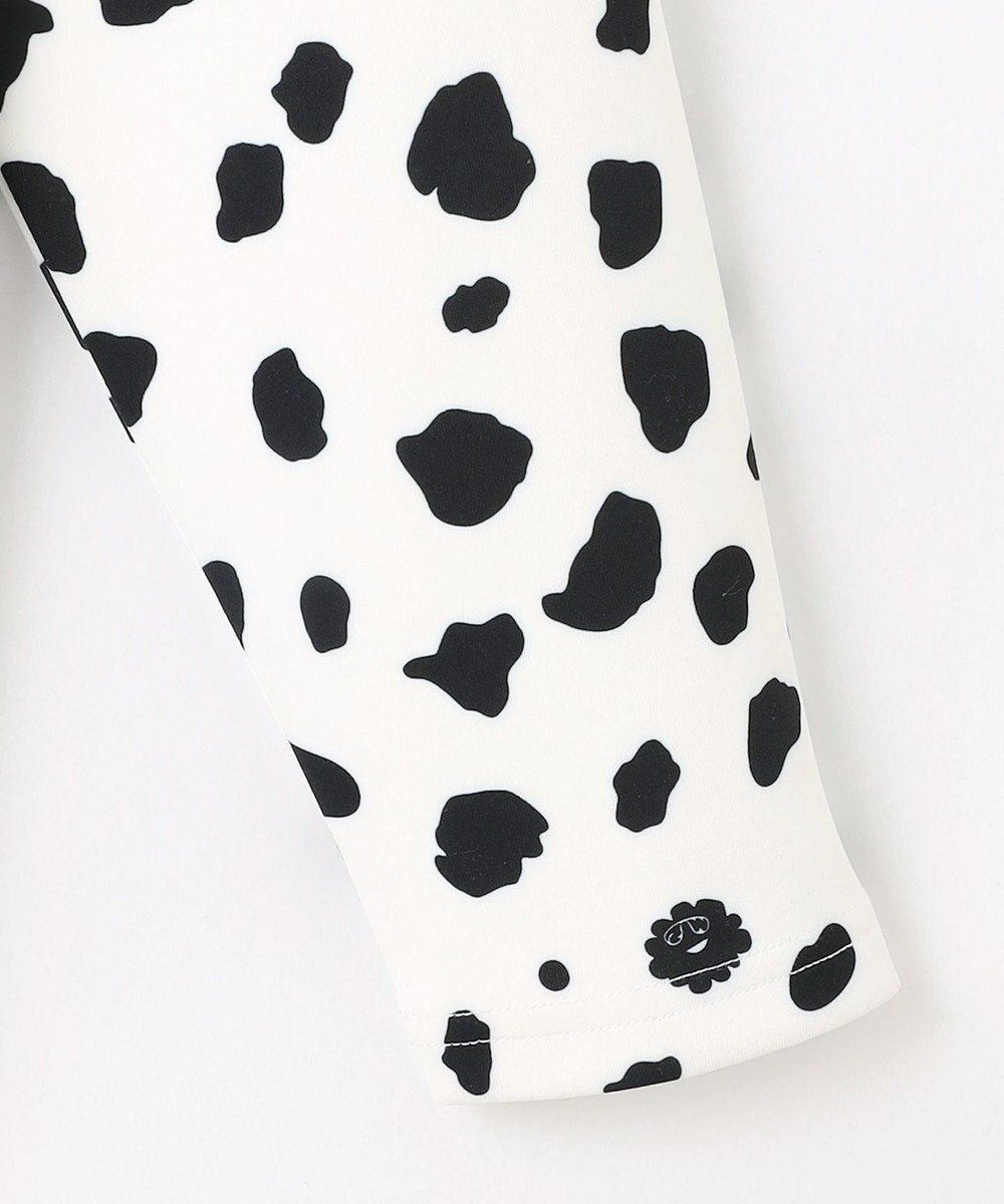 PW CIRCULUS 【MEN】スノーレオパード柄裏フリースモックネックT 