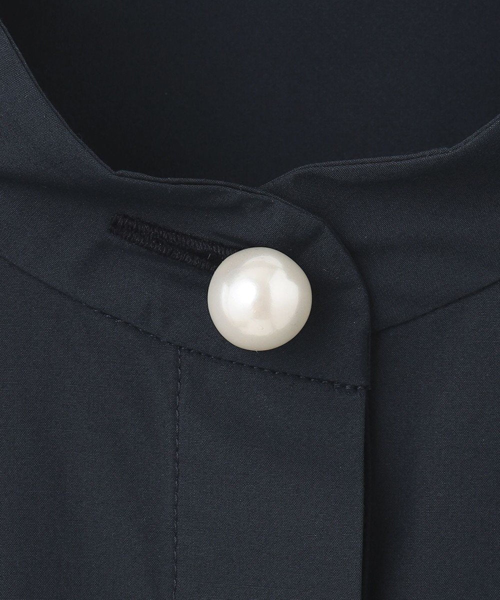 #Newans 【セレモニーにも】パールボタンビッグシャツ 