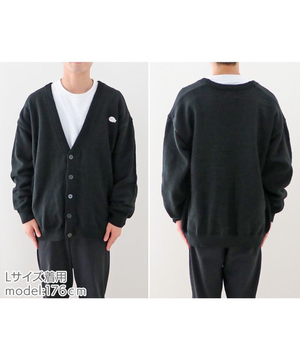 Mother garden しろたん 刺繍ニットカーディガン ユニセックス 