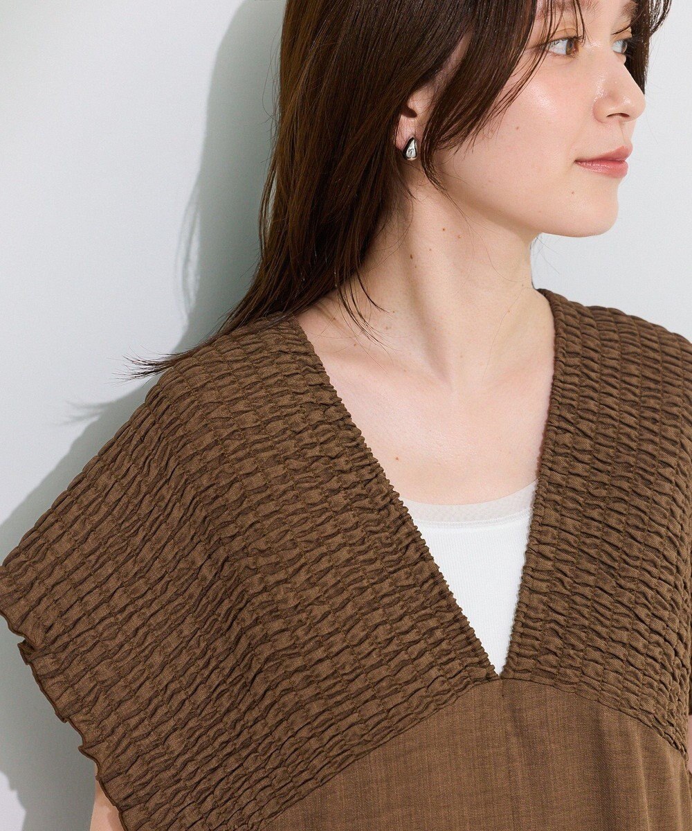 Green Parks シャーリングサロペット 