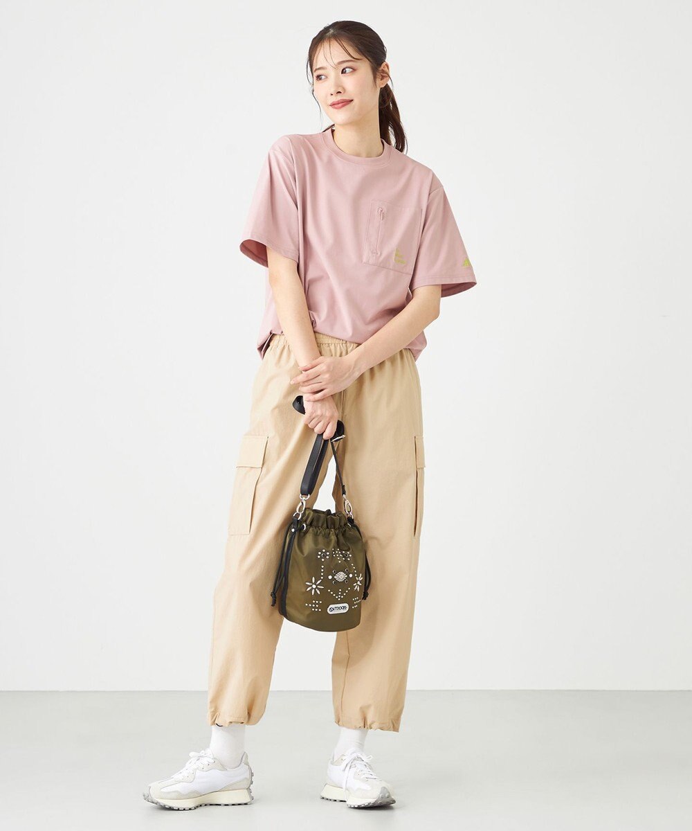 SHARE PARK LADIES 【撥水・UVカット・ストレッチ・軽量 】ナイロンカーゴパンツ（Mサイズ） 