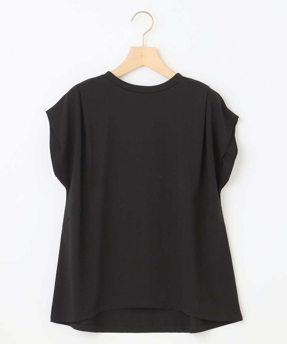 組曲 GIZAプレーティング天竺フレンチスリーブ Tシャツ 