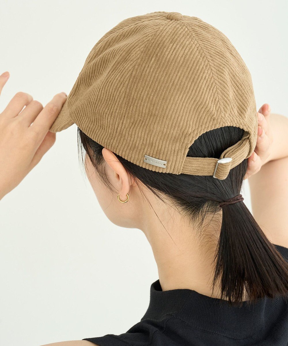 UNFILO コーデュロイ キャップ 