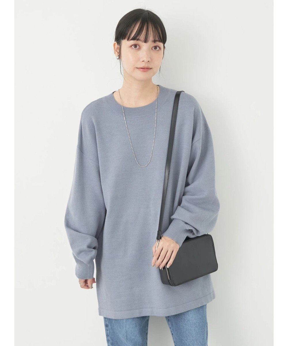 earth music&ecology バックヘムプリーツチュニック 