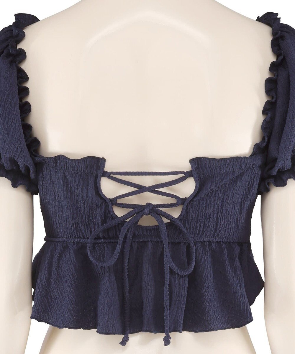 San-ai Resort（三愛水着楽園） 軽い着け心地でしっかり盛れる【楽盛り水着】　パフスリーブワイヤービキニ　9M　【San-ai Resort（サンアイリゾート）】 