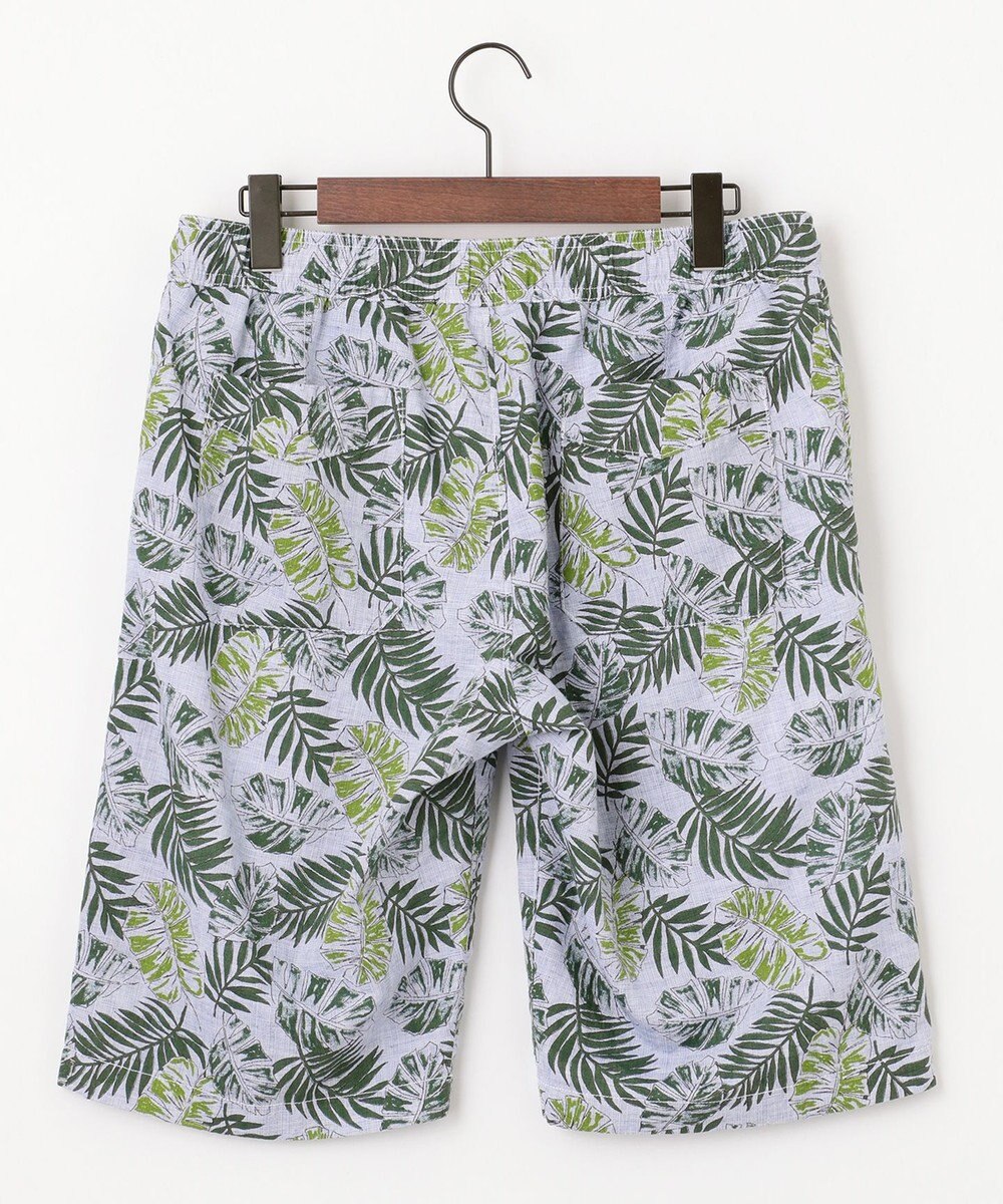 JOSEPH ABBOUD MOUNTAIN 【SPACE／UNISEX】リーフプリント イージーショートパンツ 