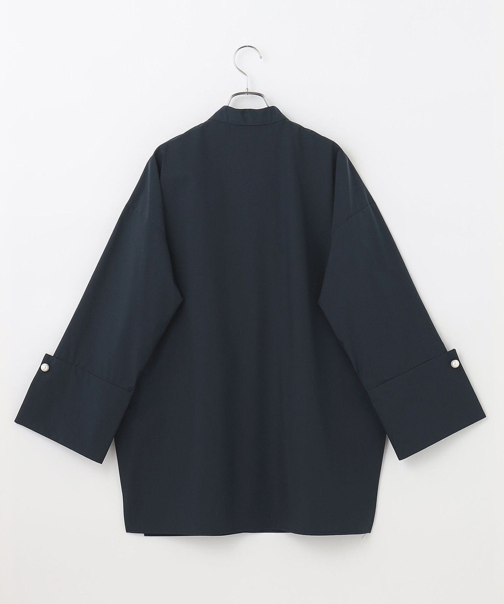 #Newans 【セレモニーにも】パールボタンビッグシャツ 