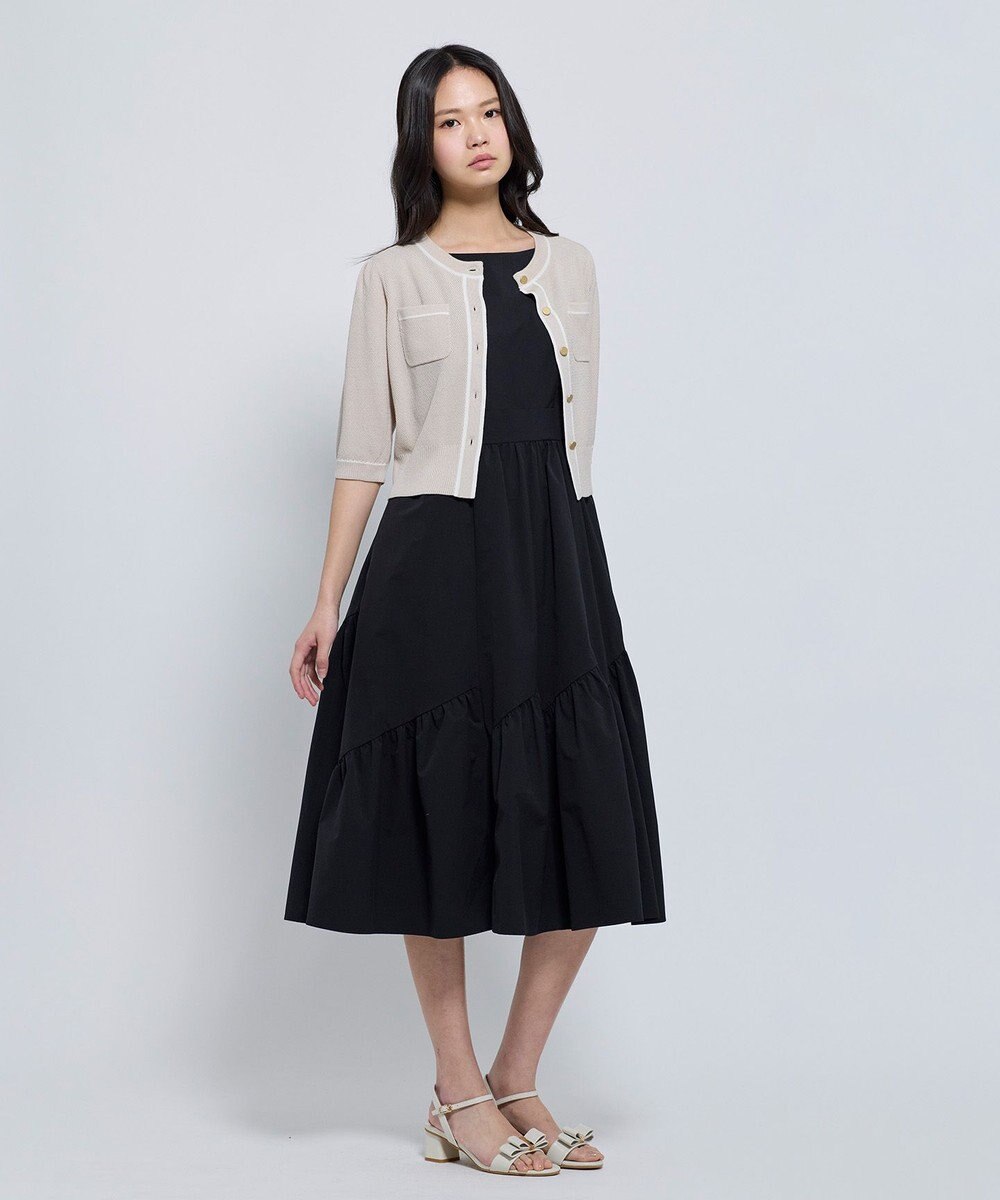 TOCCA HONEYCOMB MESH KNIT カーディガン 