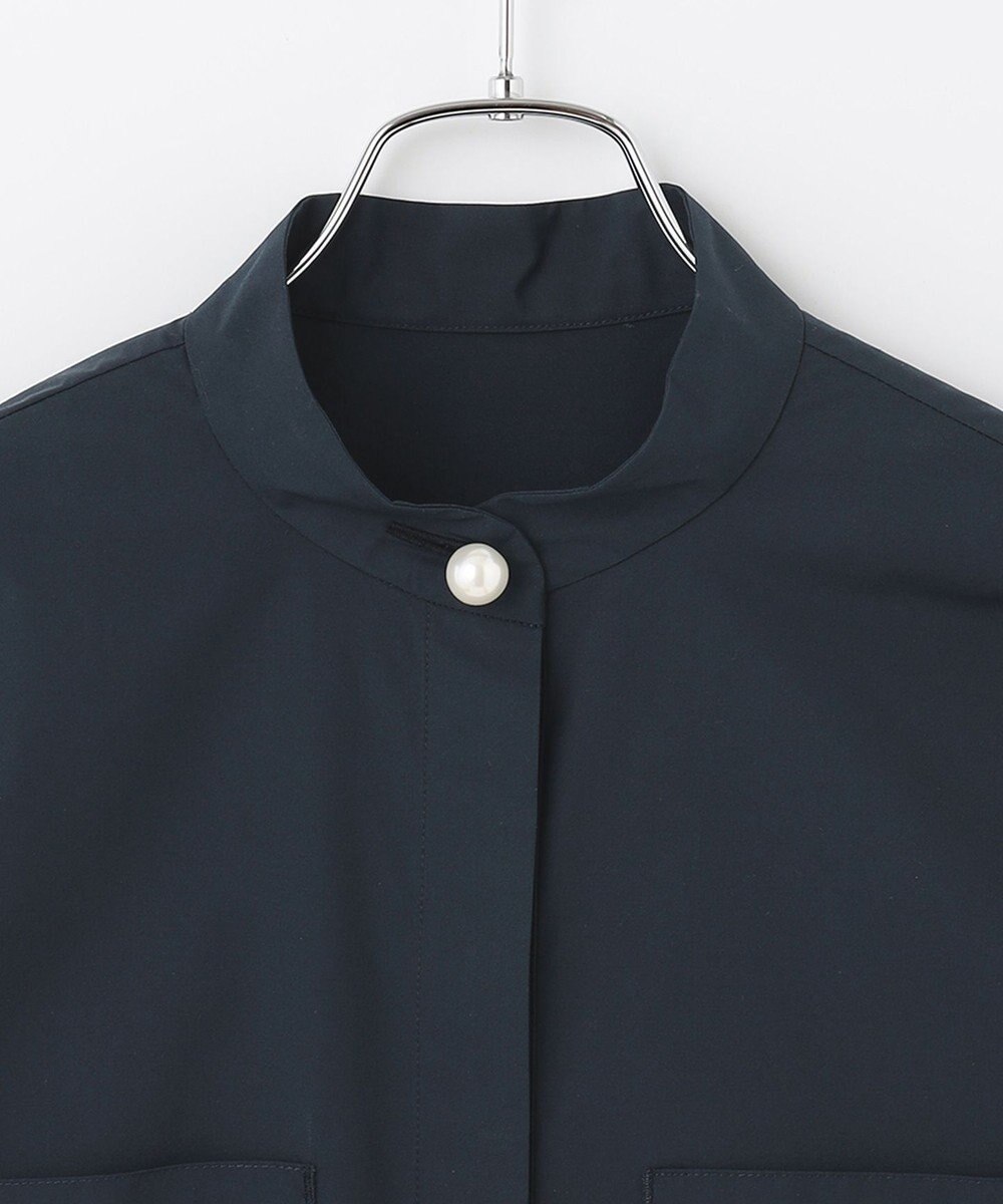 #Newans 【セレモニーにも】パールボタンビッグシャツ 