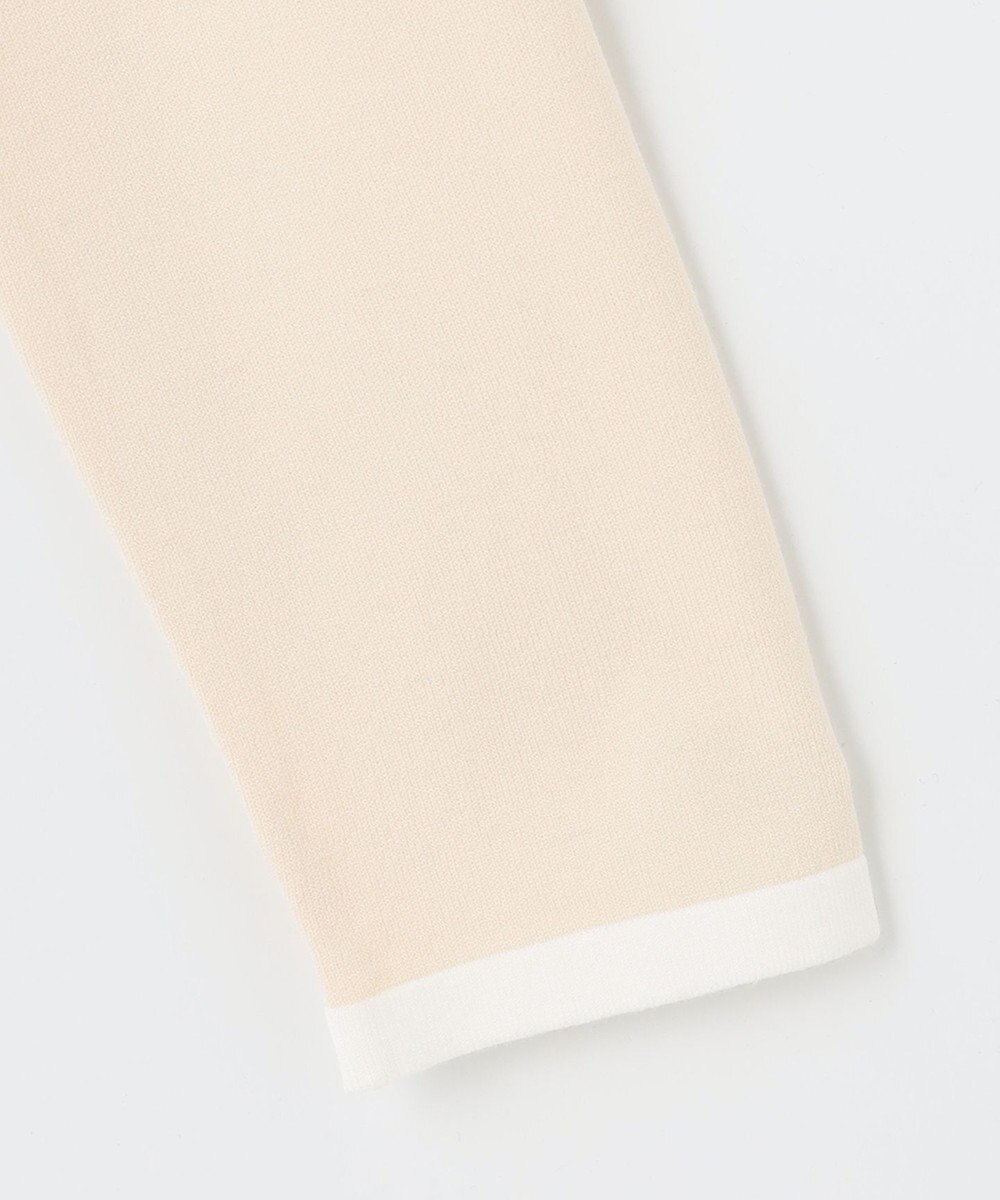 組曲 KIDS 【150-160cm】リボンインターシャニット カーディガン 