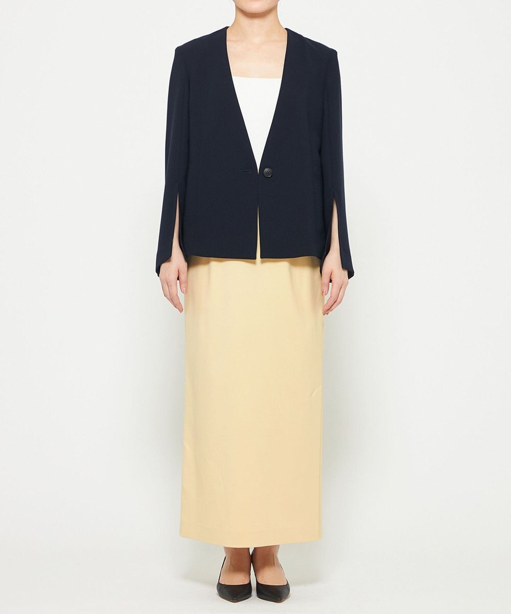 uncrave ウォッシャブル ダブルクロス スリットスリーブジャケット 