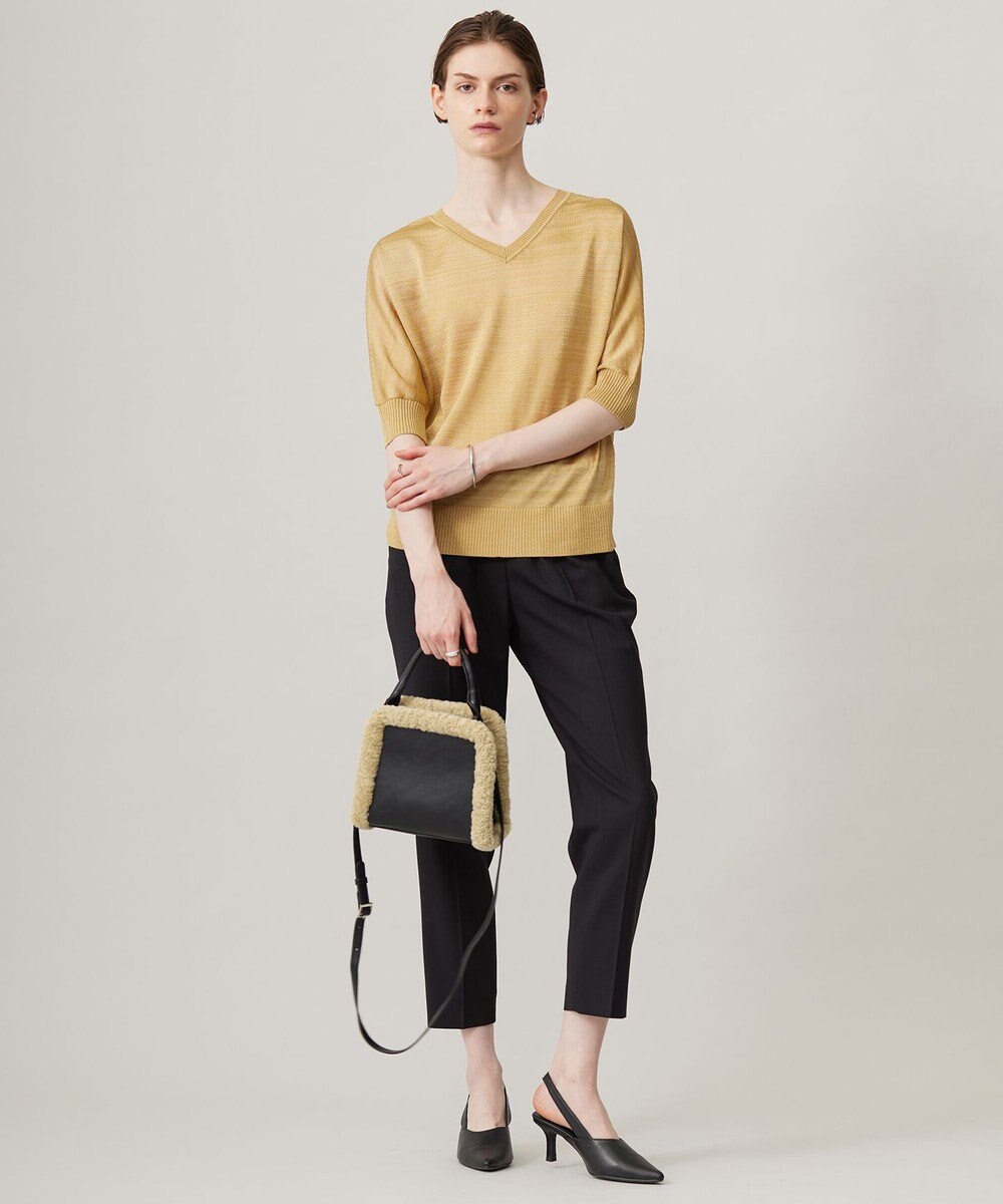 ICB 【洗える】レーヨンブレンド ドルマンスリーブニット 