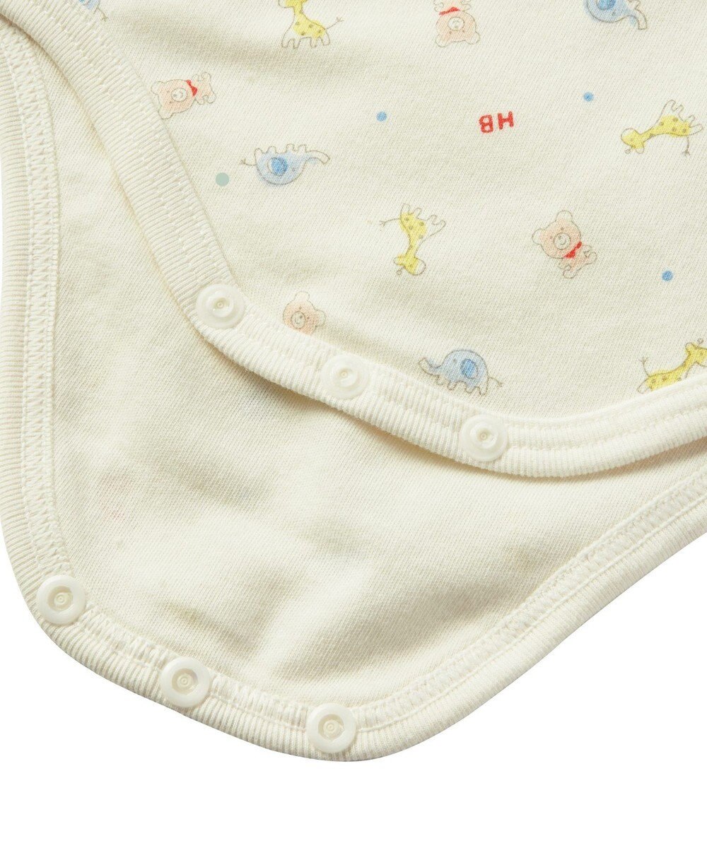 MIKI HOUSE HOT BISCUITS 【70-90cm】 長袖ボディシャツ２枚セット(かぶり仕様) 