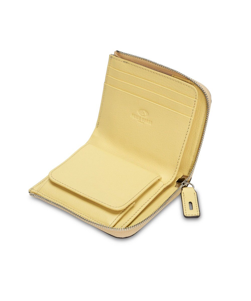 PELLE BORSA メッシュL字ファスナーミニ財布 Chrono Weave クロノウィーブ 5842 