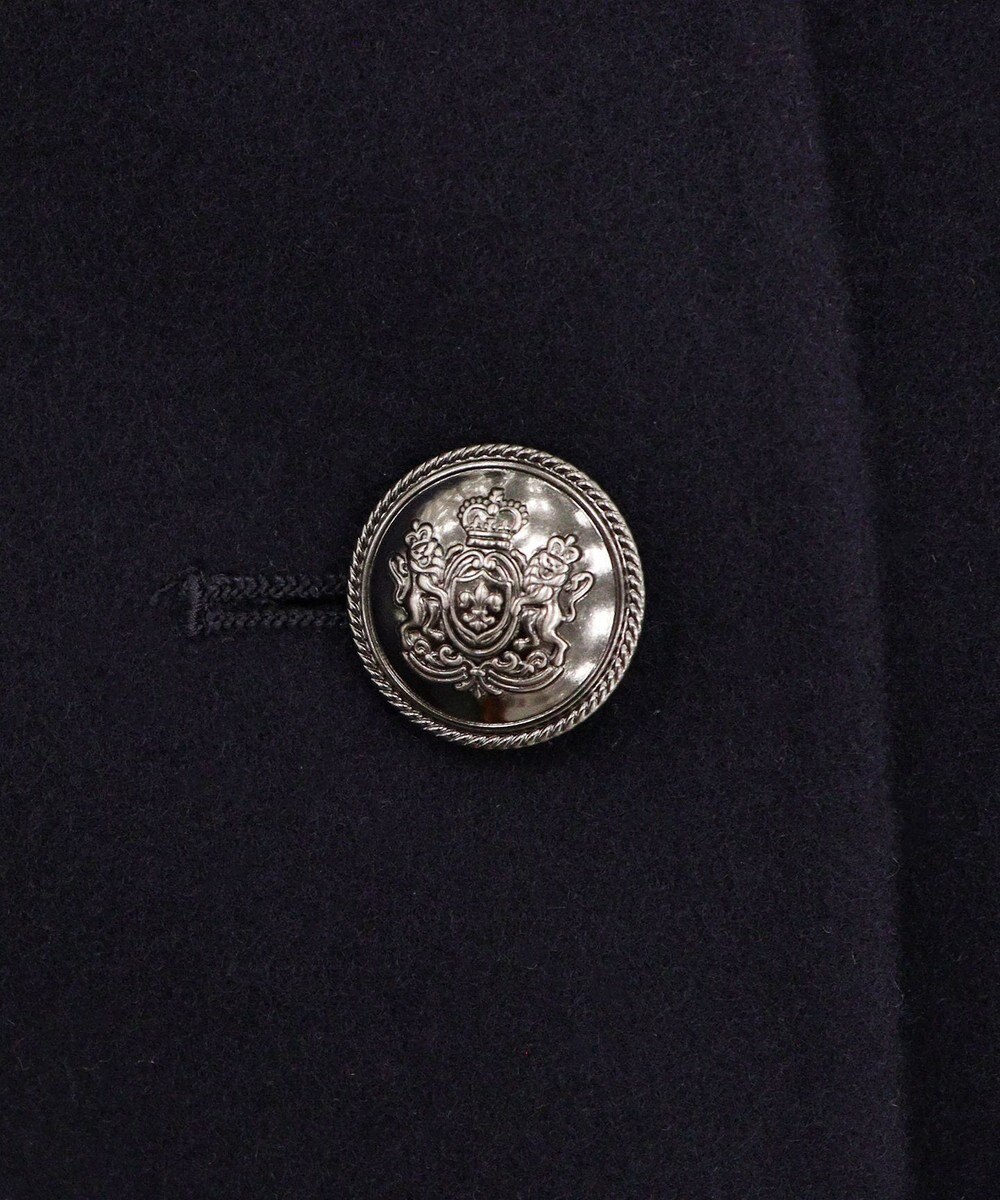 23区 S ウールリバー ノーカラーコート 