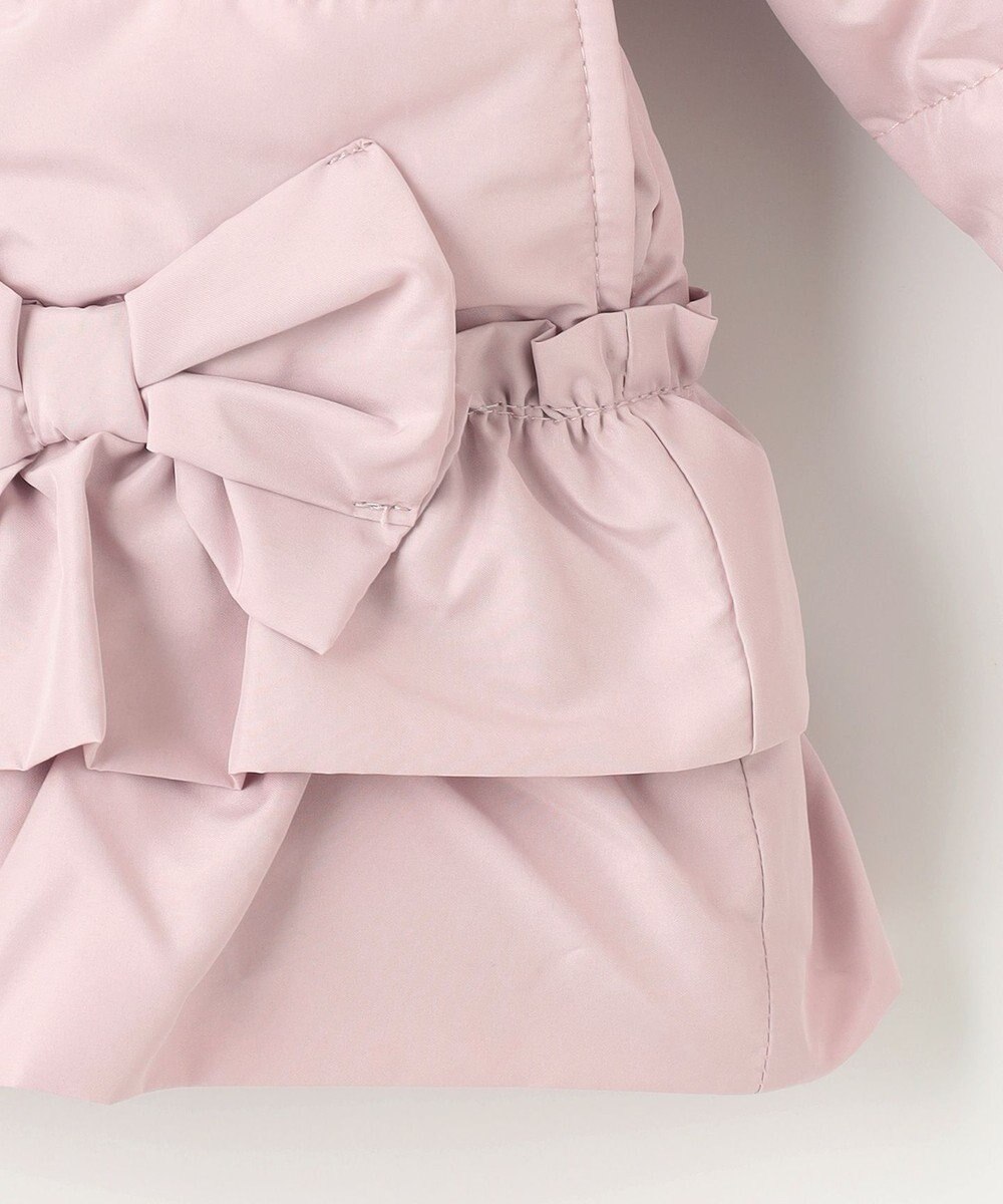 ANY KIDS 【洗濯機OK】中綿リボンコート 