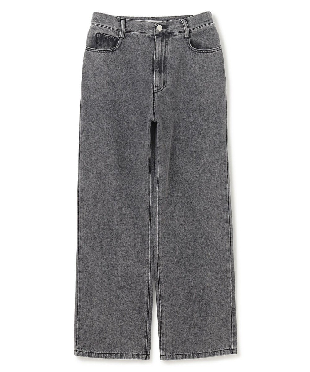 BEIGE， 【洗える・SPRiNG 3月号掲載】FICUS / デニムワイドストレートパンツ 