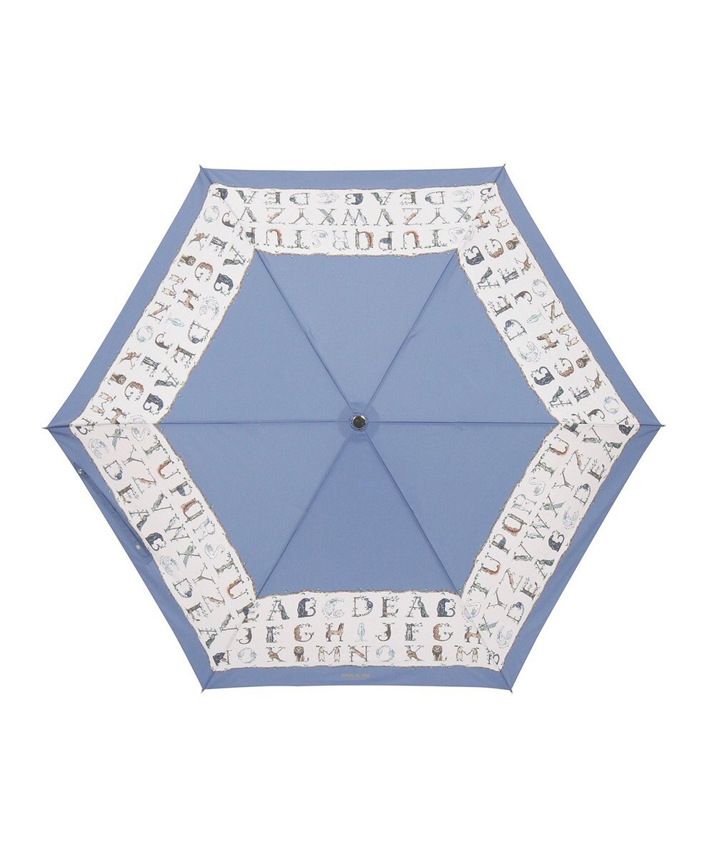 MOONBAT ポール & ジョー (PAUL & JOE ACCESSOIRES) ABC Garden アニマル 折りたたみ傘 竹手元 巾着型傘袋 